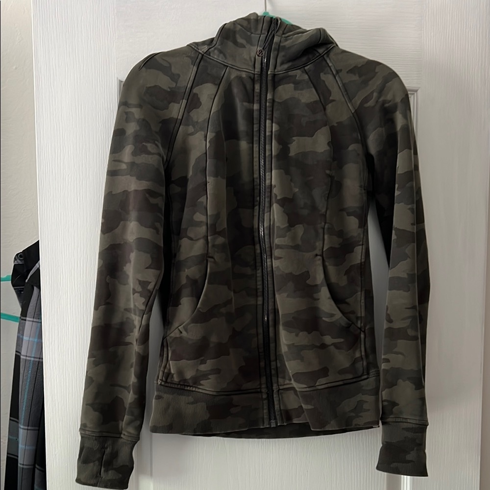 Lululemon Camo Scuba Hoodie